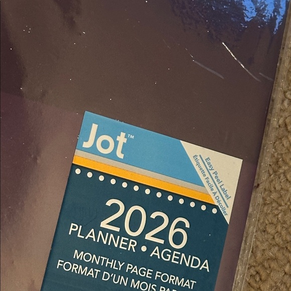 NEW NWT 2026 Monthly Planner Calendar - shades of Purple - Jot - thin - notes - Picture 5 of 7